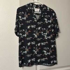 Goodfellow Men’s Tropical Button-Up